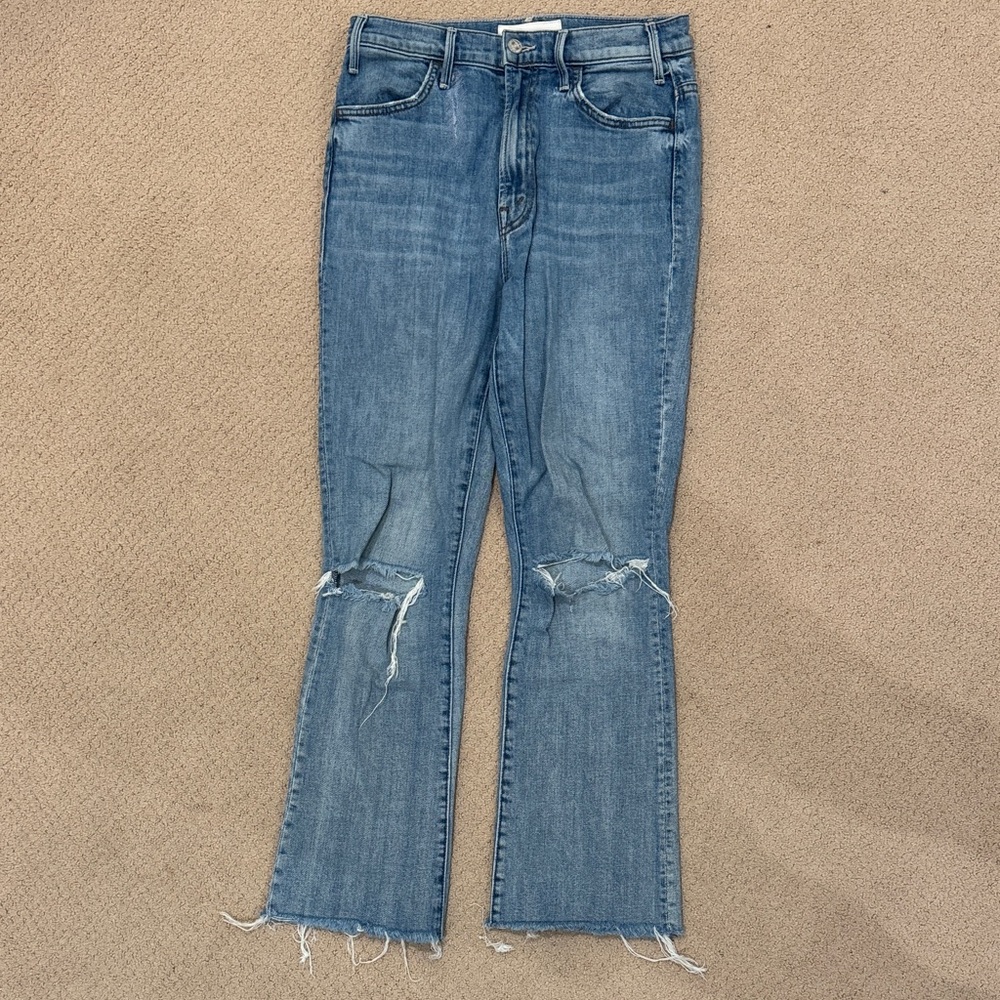 Mother The Hustler Ankle Fray Jeans